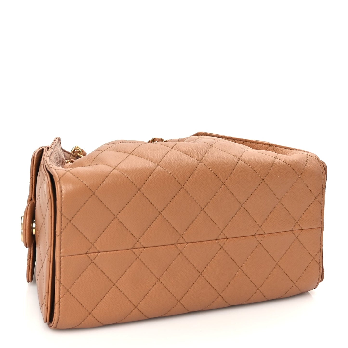 Chanel Caviar Quilted Small Chanel 25 Handbag Brown