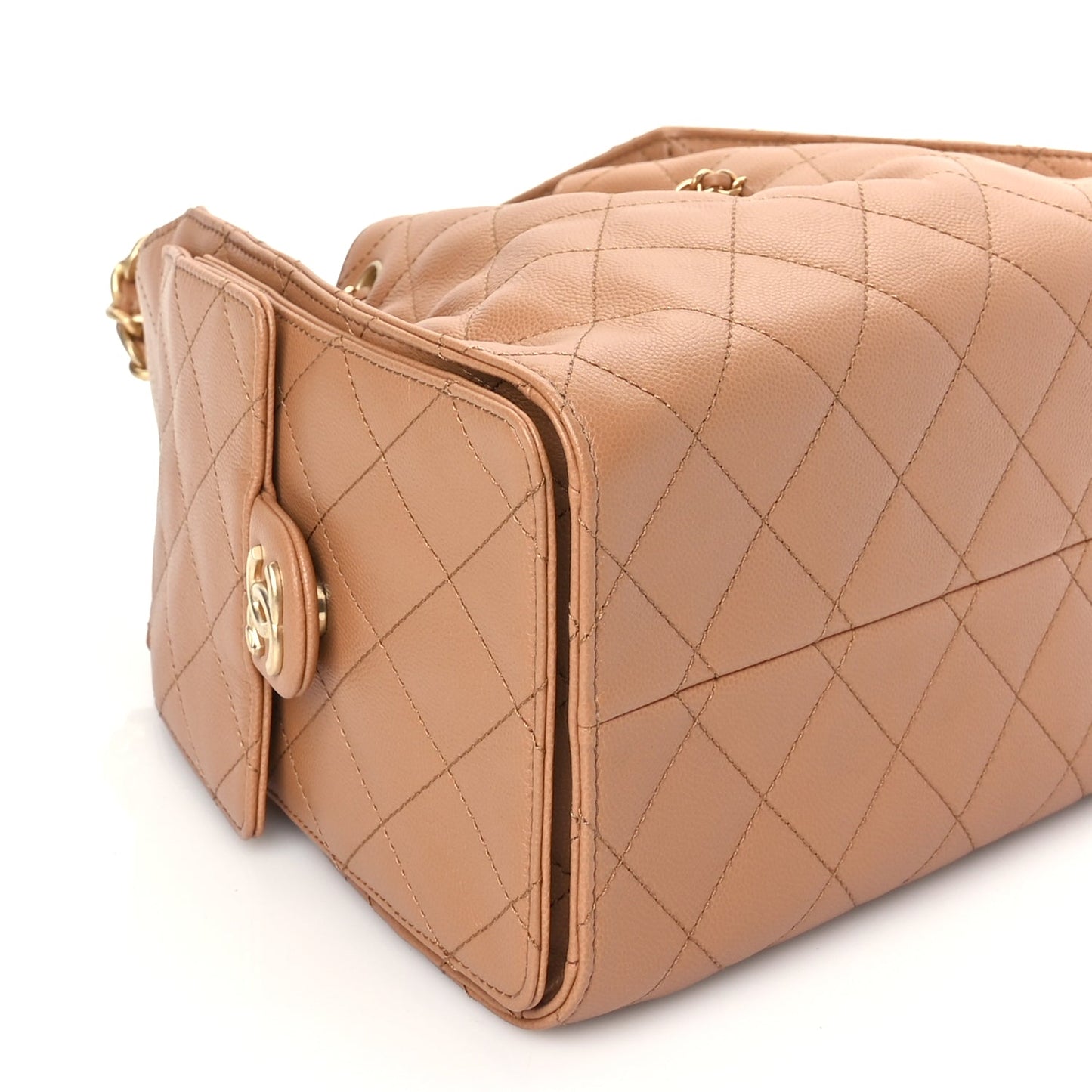 Chanel Caviar Quilted Small Chanel 25 Handbag Brown