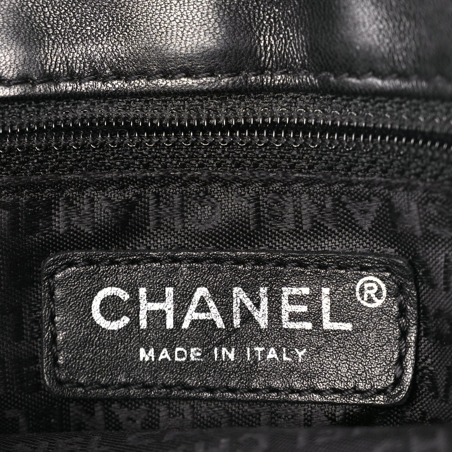 Chanel Lambskin Quilted Chocolate Bar Camellia No. 5 Flap Bag Black