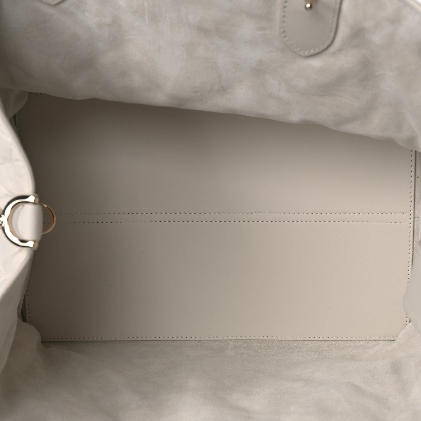 Christian Dior Calfskin Macrocannage Medium Toujours Latte