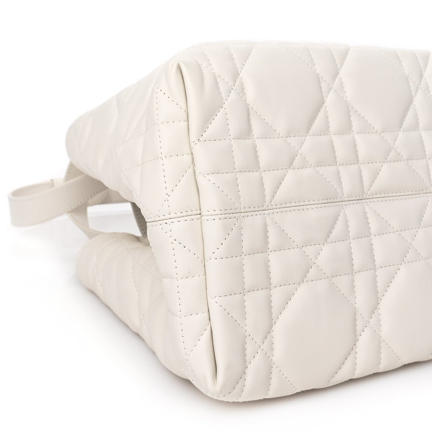 Christian Dior Calfskin Macrocannage Medium Toujours Latte