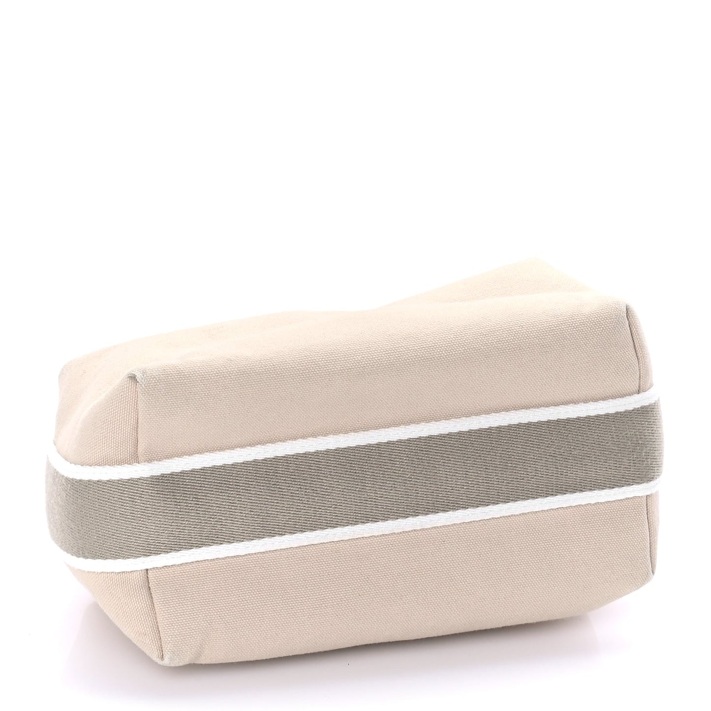 Hermes Canvas Bride-A-Brac Pouch Natural