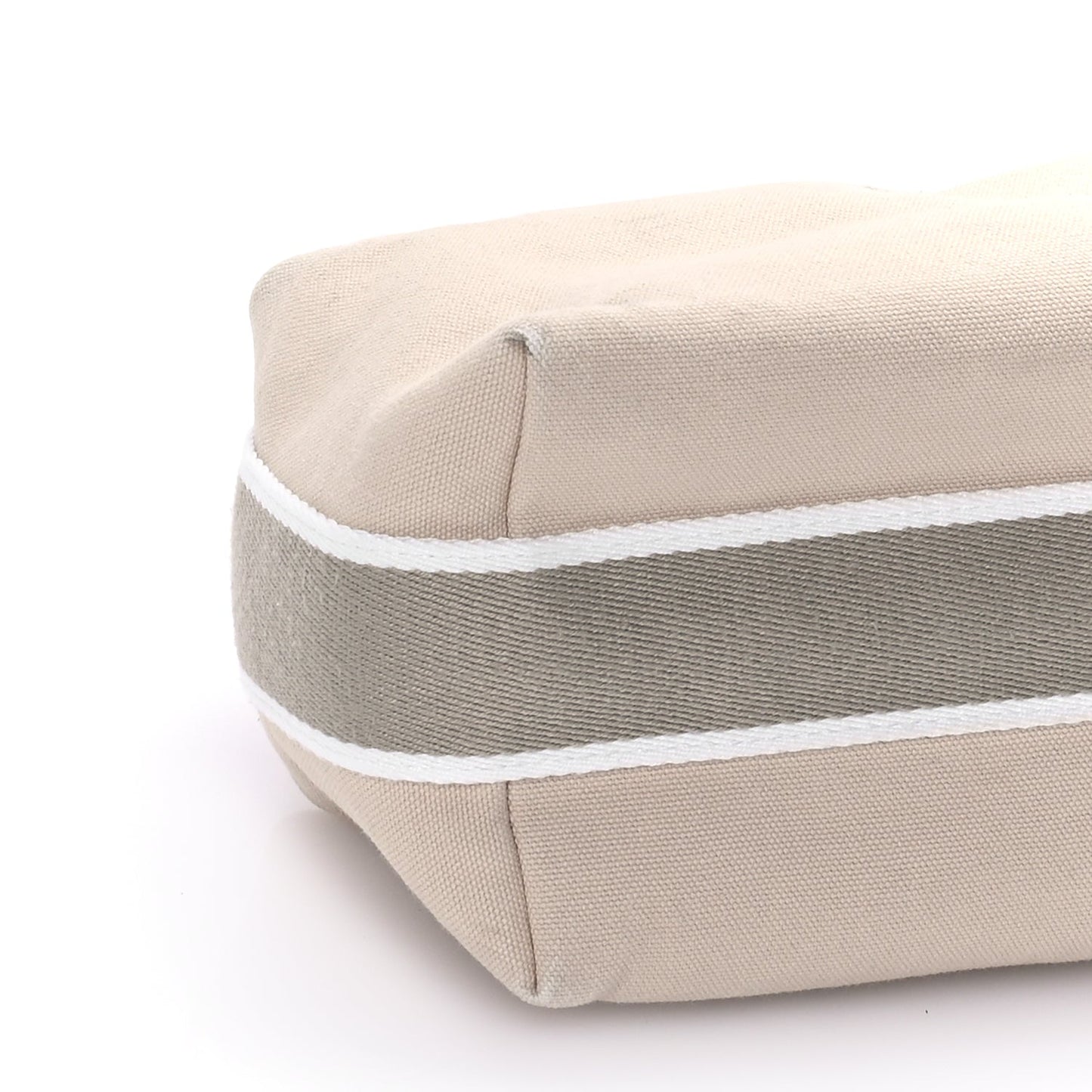 Hermes Canvas Bride-A-Brac Pouch Natural