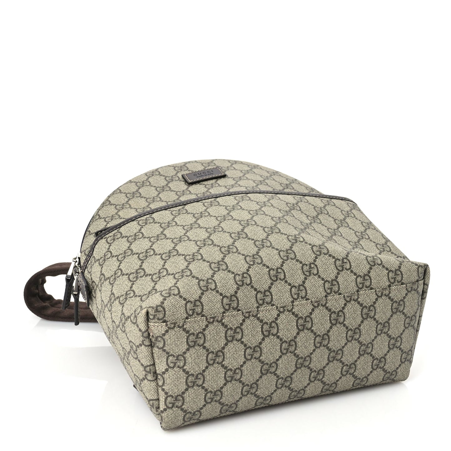 Gucci GG Supreme Monogram Margaux Calfskin Childrens Day Backpack Beige Ebony Cocoa Dark Chocolate