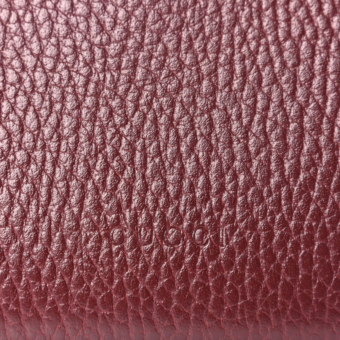 Gucci GUCCI Dollar Calfskin Crystal Mini Dionysus Chain Wallet Vintage Bordeaux