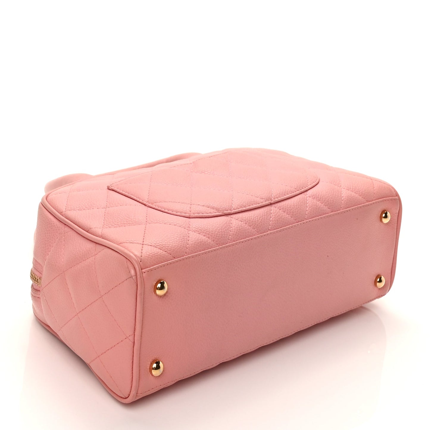 Chanel Caviar Quilted Small Bowler Pink