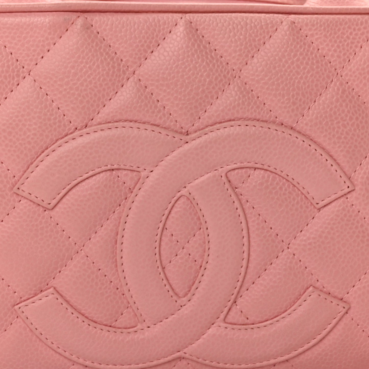 Chanel Caviar Quilted Small Bowler Pink