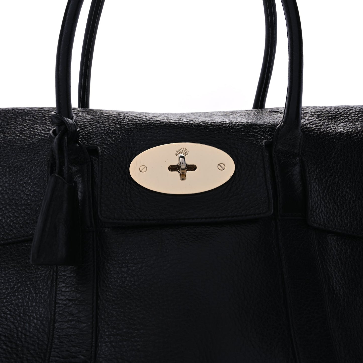 Mulberry Natural Vegetable Tanned Bayswater  Black