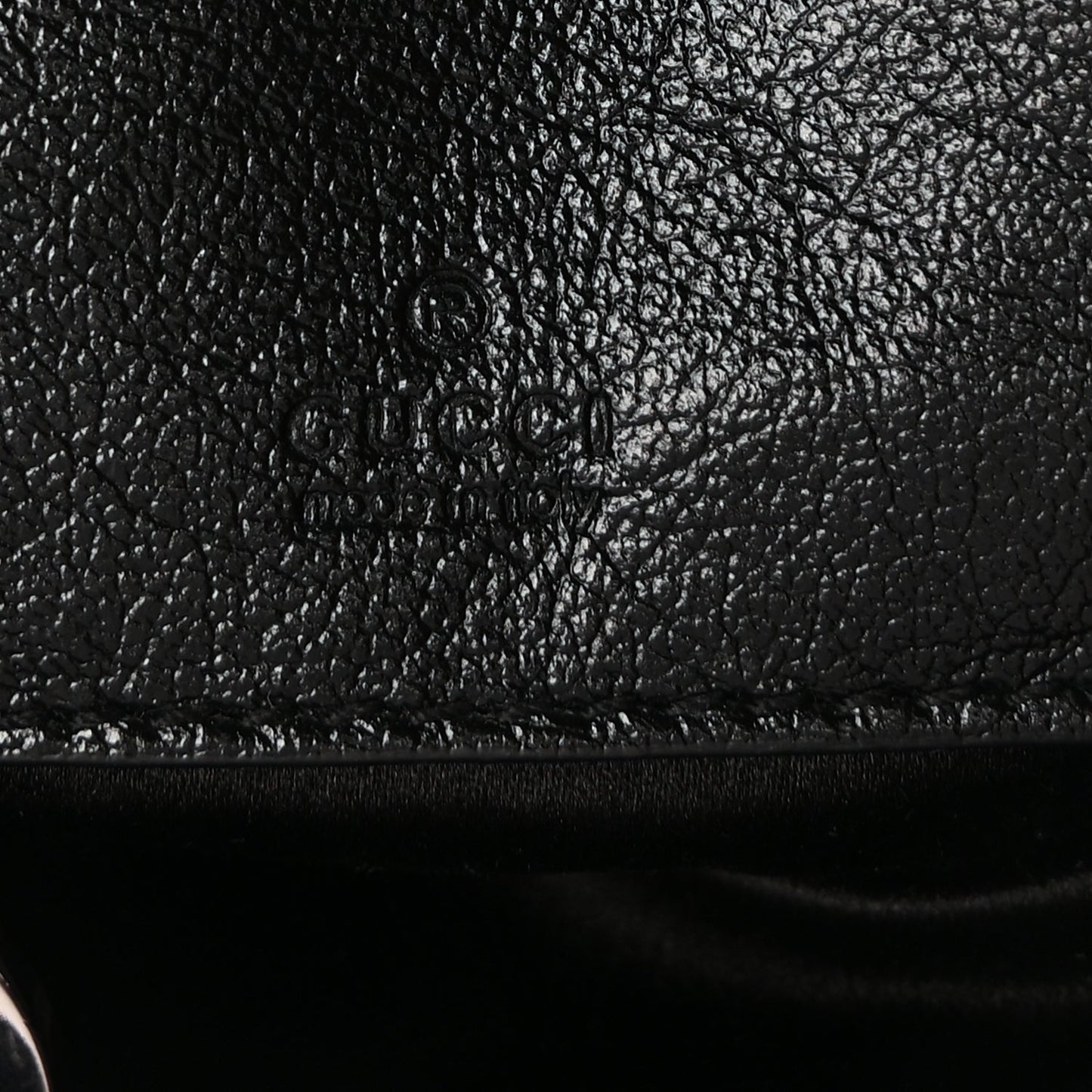 Gucci Sequin Mini GG Marmont 2.0 Bucket Bag  Black