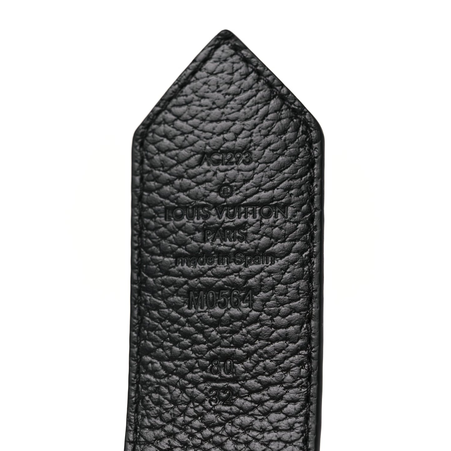 Louis Vuitton Monogram LV Circle 35mm Reversible Belt 80 32 Black