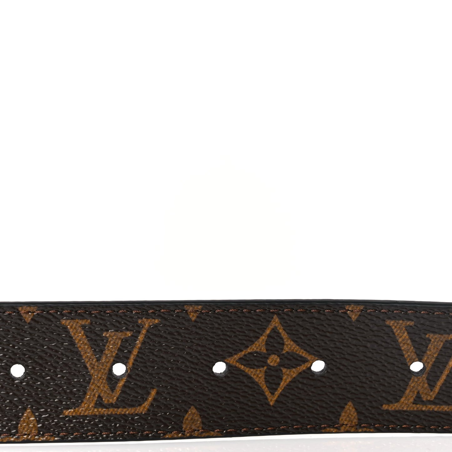 Louis Vuitton Monogram LV Circle 35mm Reversible Belt 80 32 Black