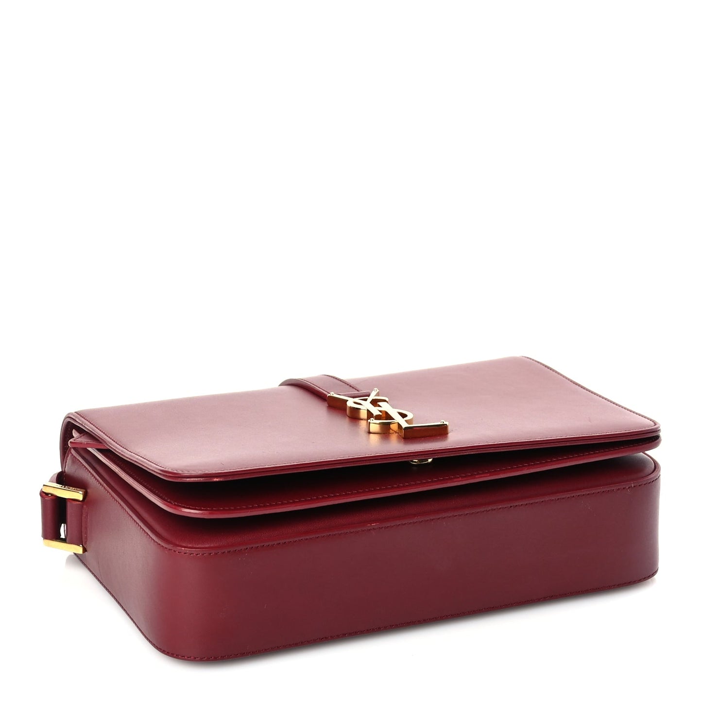 Saint Laurent Calfskin Medium Classic Monogram Universite Bag  Oxblood
