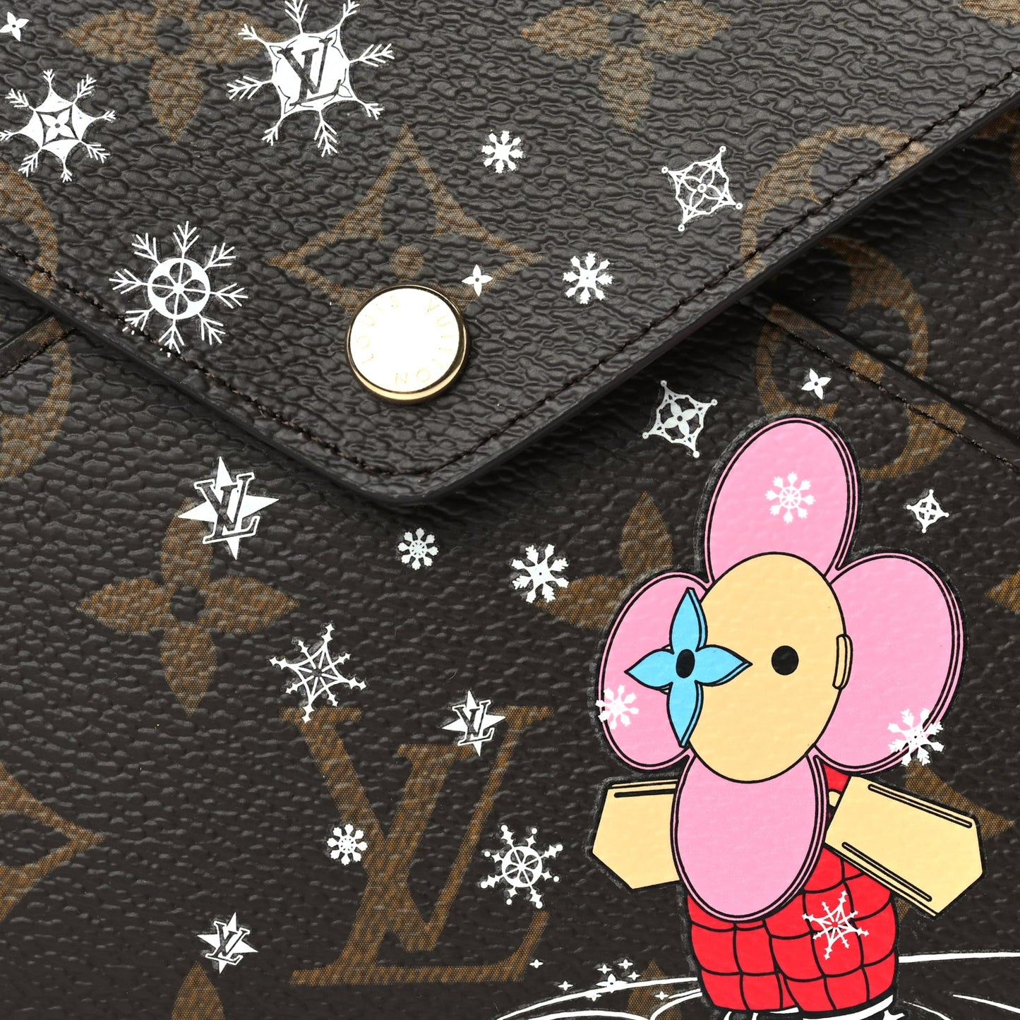 Louis Vuitton Monogram 2023 Christmas Animation Kirigami Pochette Set Multicolour