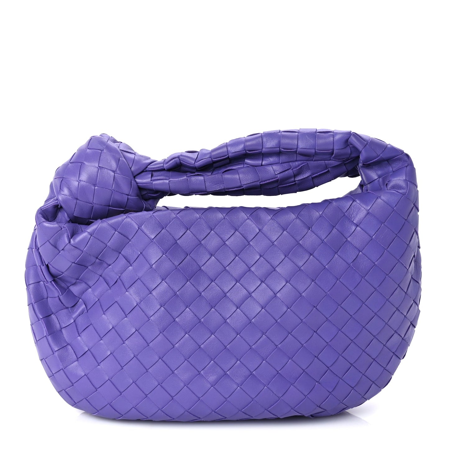Bottega Veneta Nappa Intrecciato Teen Jodie Hobo Purple