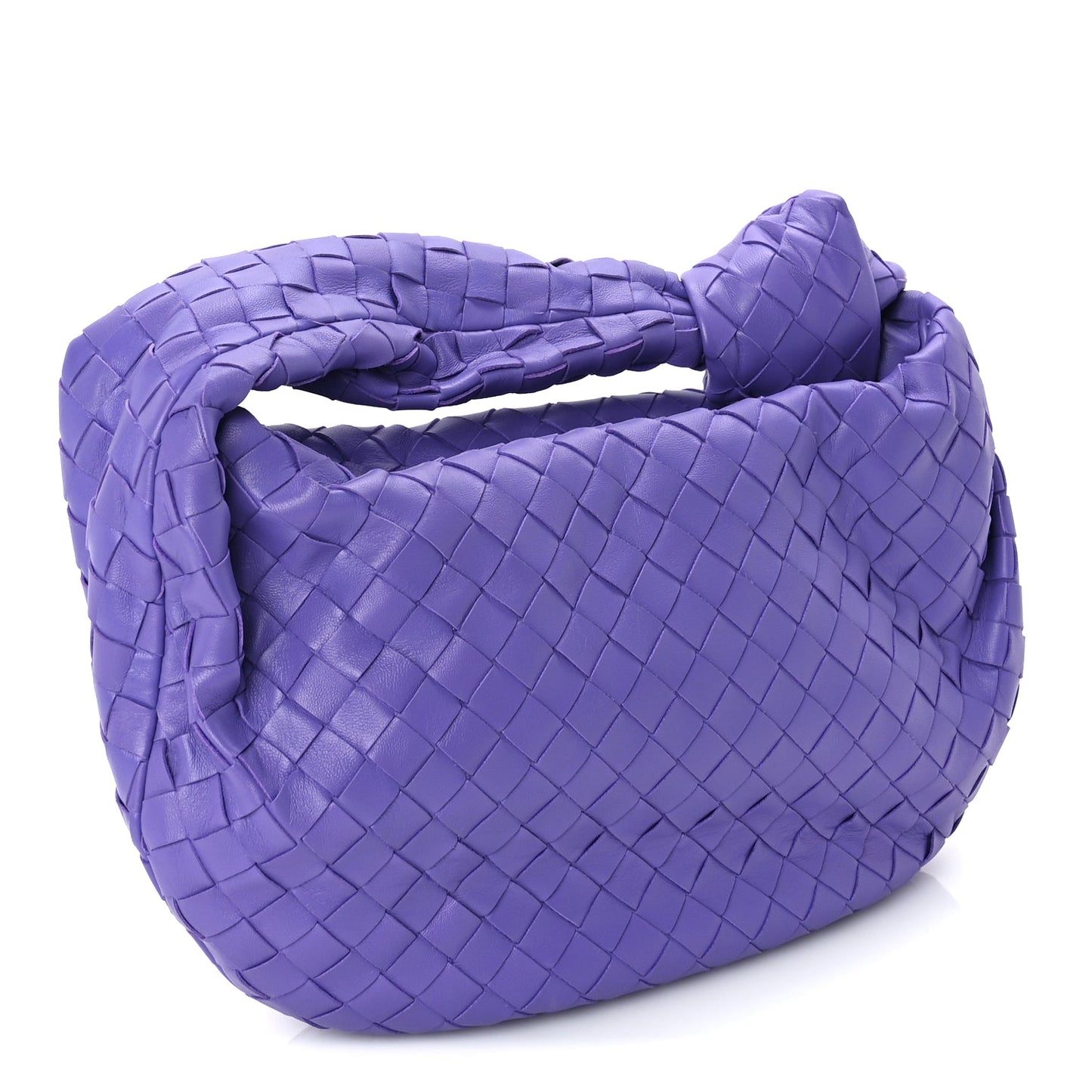 Bottega Veneta Nappa Intrecciato Teen Jodie Hobo Purple