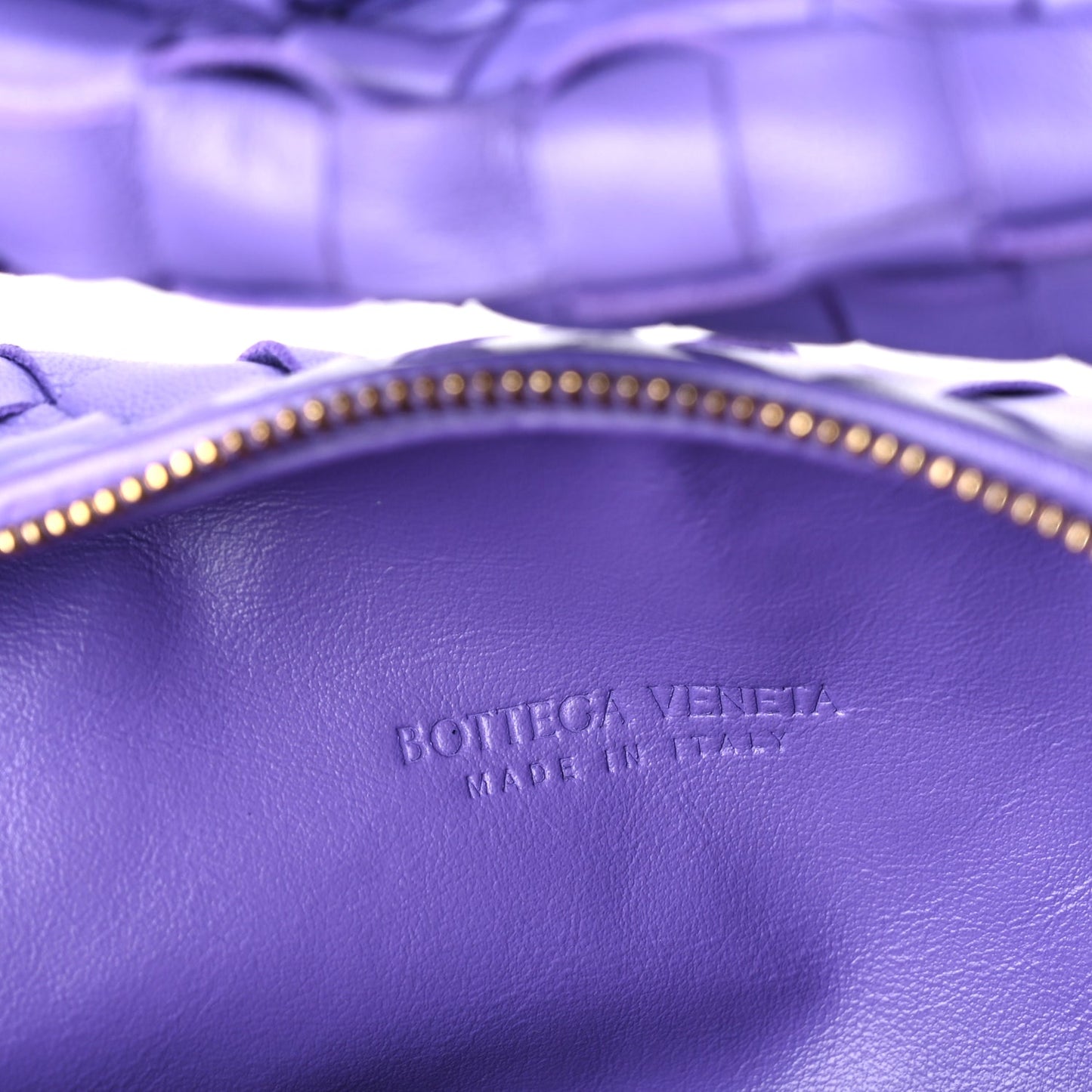 Bottega Veneta Nappa Intrecciato Teen Jodie Hobo Purple