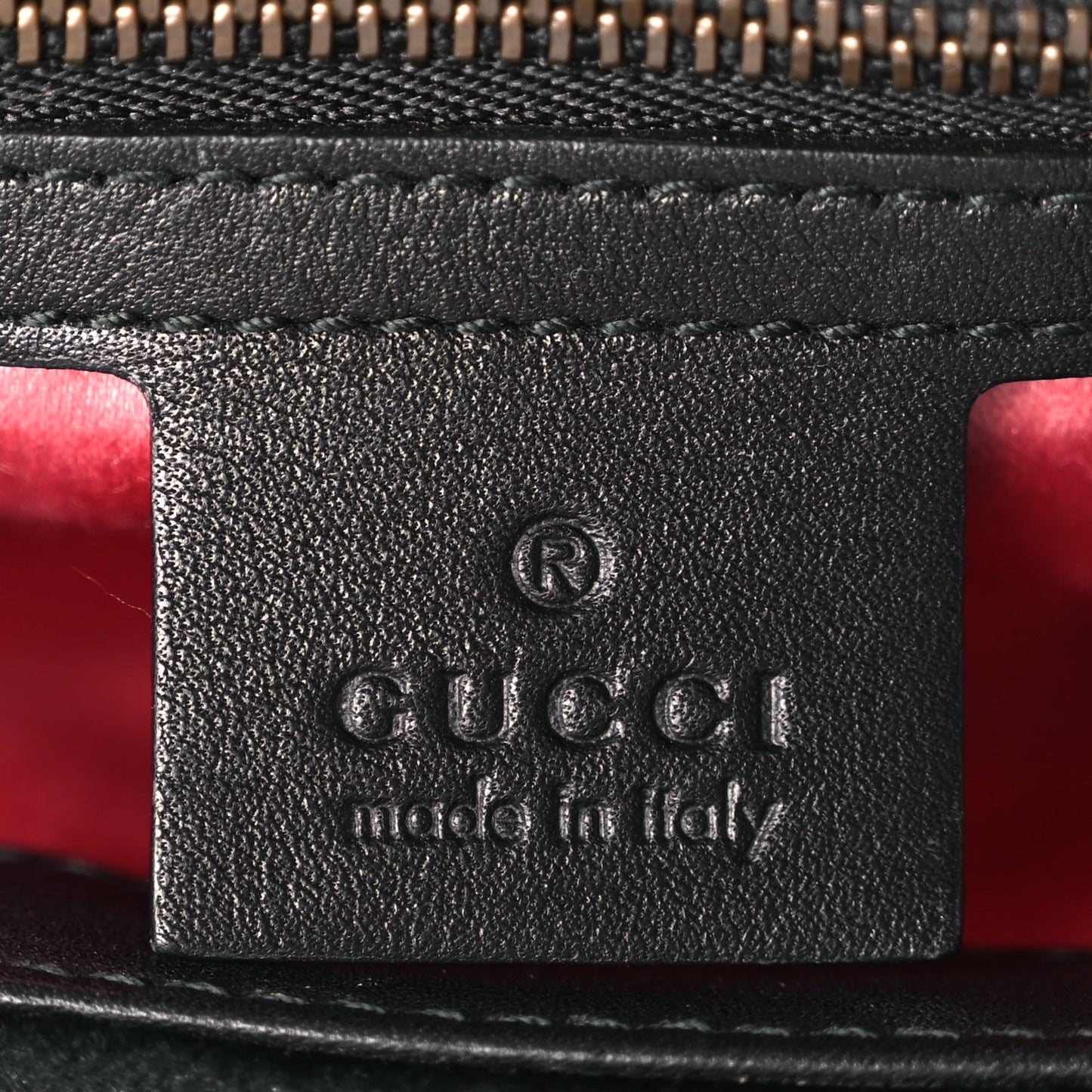 Gucci Velvet Matelasse Small GG Marmont Shoulder Bag Black