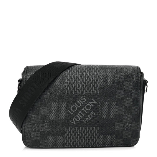 Louis Vuitton Damier Graphite 3D Studio Messenger Black