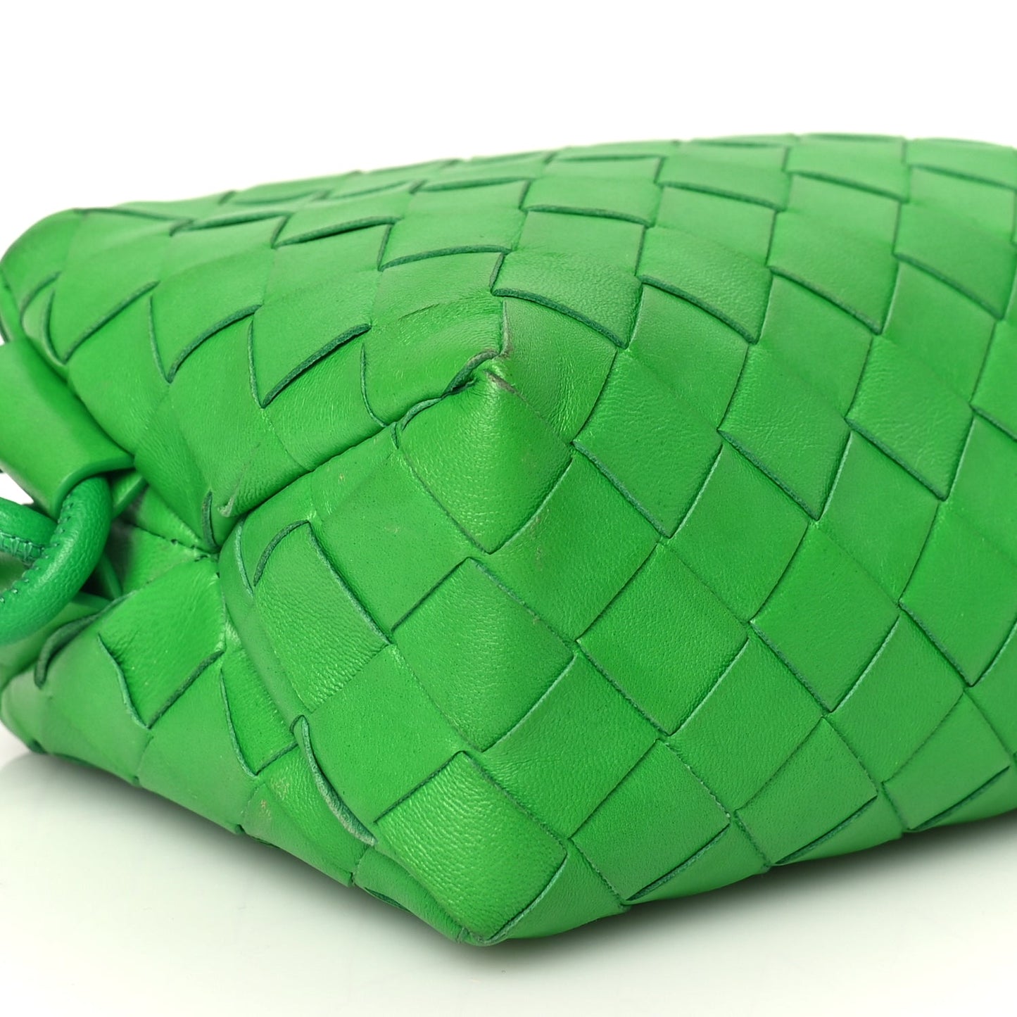 Bottega Veneta Nappa Intrecciato Mini Loop Camera Bag Parakeet