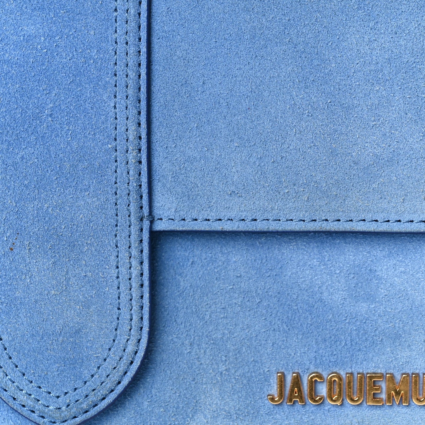 Jacquemus Nubuck Le Grand Bambino Blue