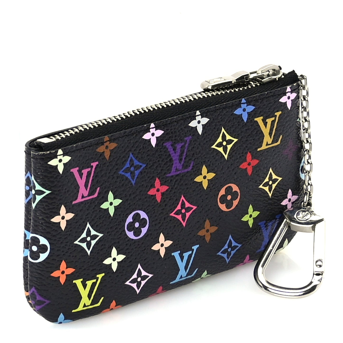 Louis Vuitton LV X TM Monogram Multicolor Key Pouch  Black