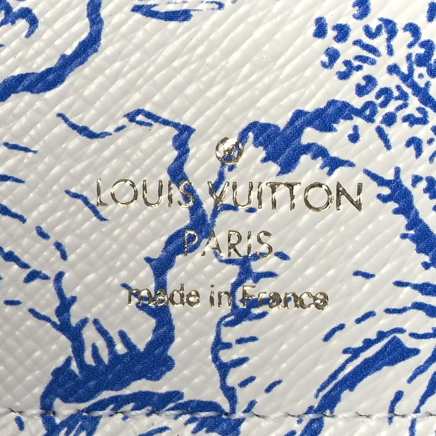 Louis Vuitton Monogram Tiles By The Pool Victorine Wallet Lagoon Blue