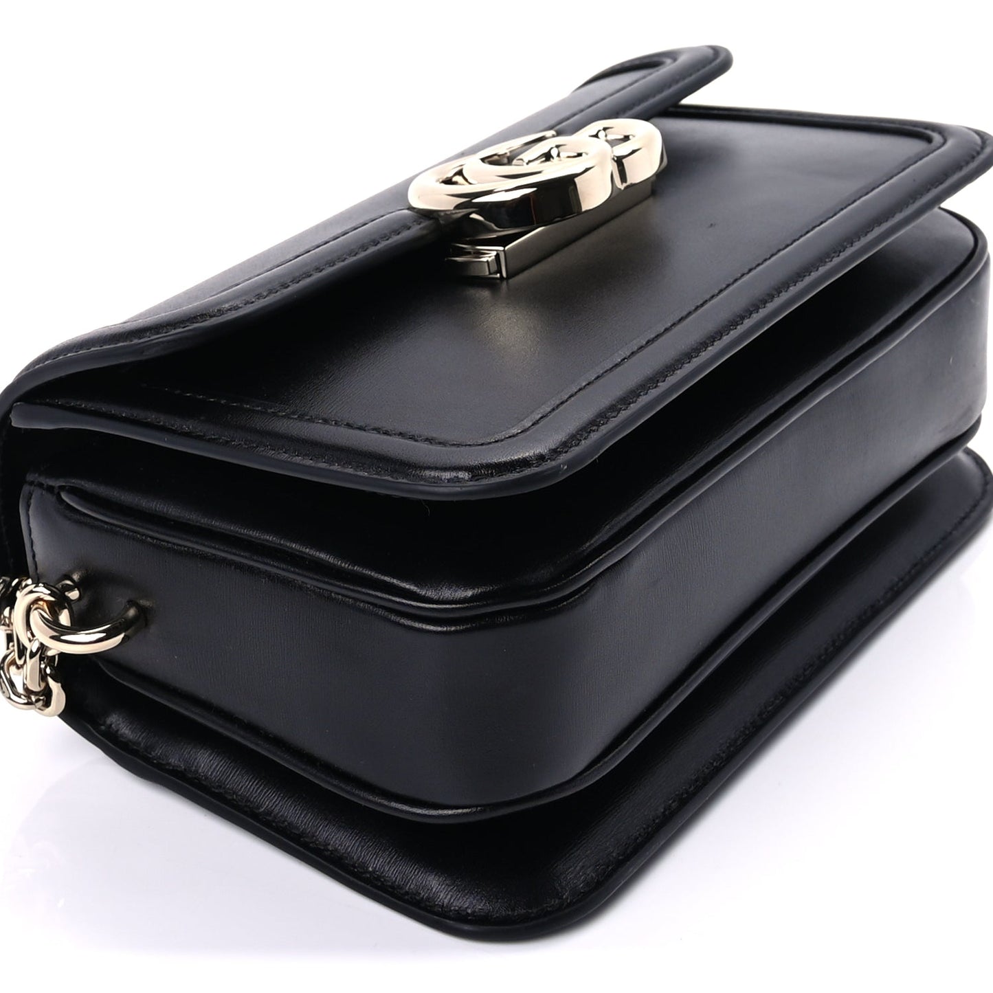 Gucci Calfskin Go Small Shoulder Bag  Black