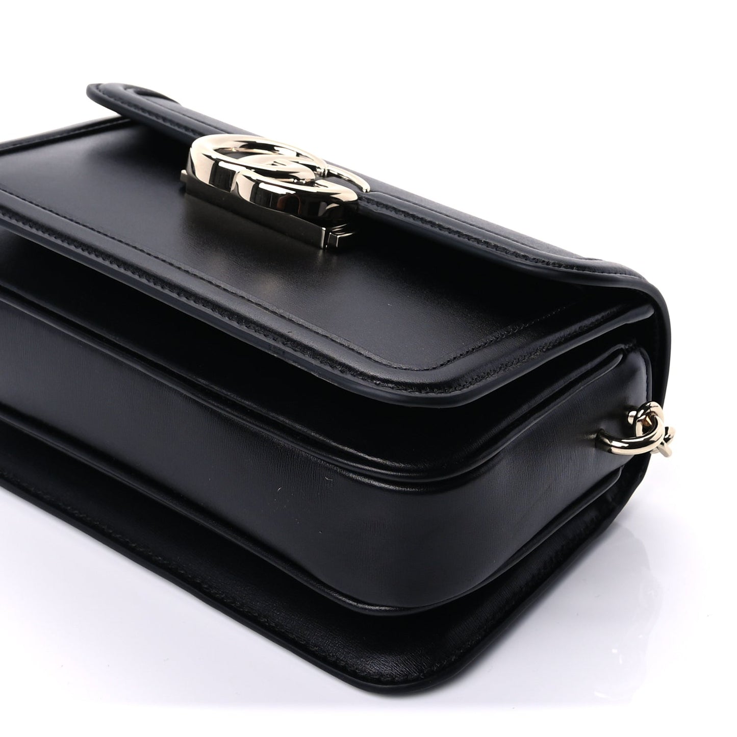 Gucci Calfskin Go Small Shoulder Bag  Black
