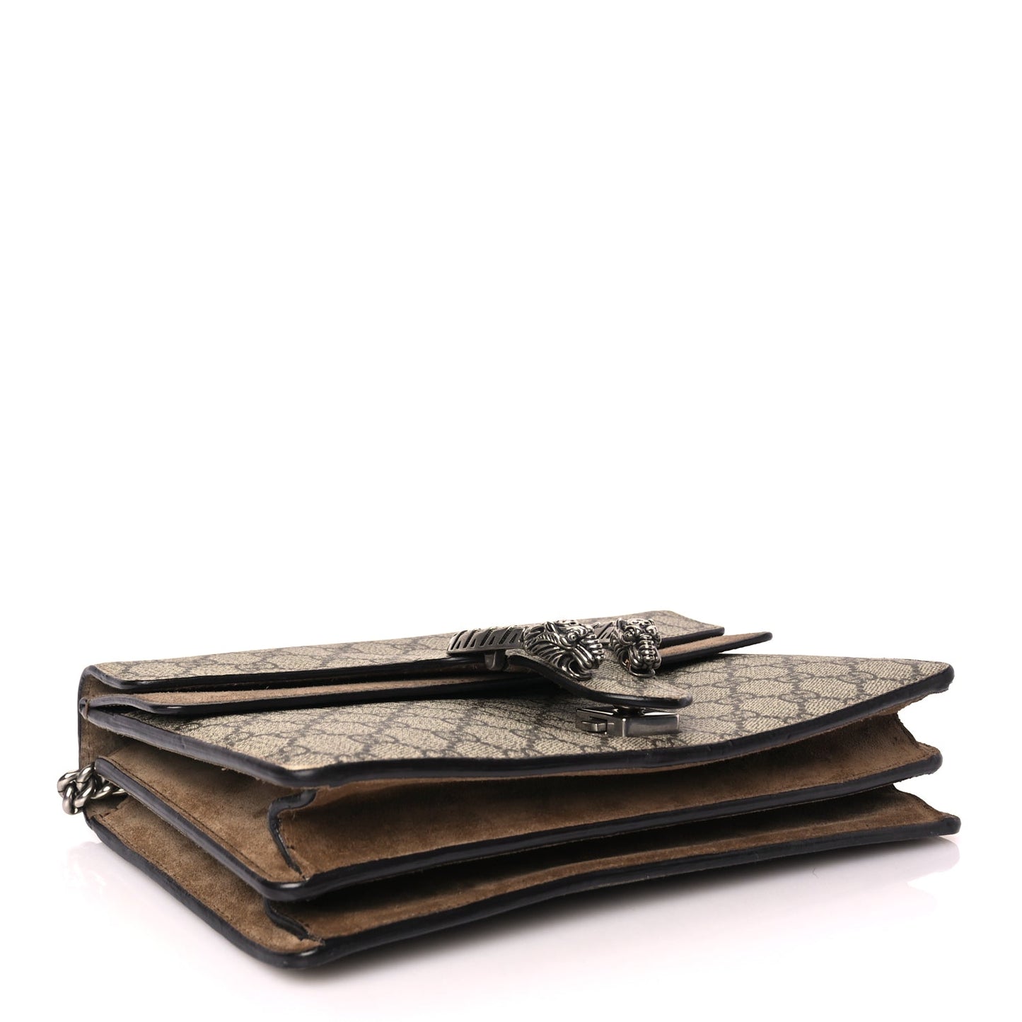 Gucci GG Supreme Monogram Small Dionysus Shoulder Bag Taupe
