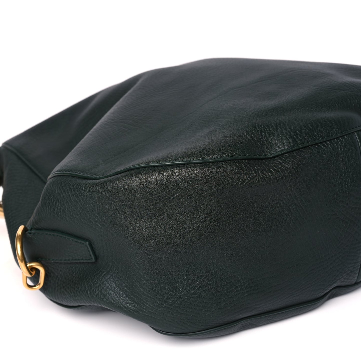 Burberry Grainy Calfskin Medium Knight Crossbody Bag Vine