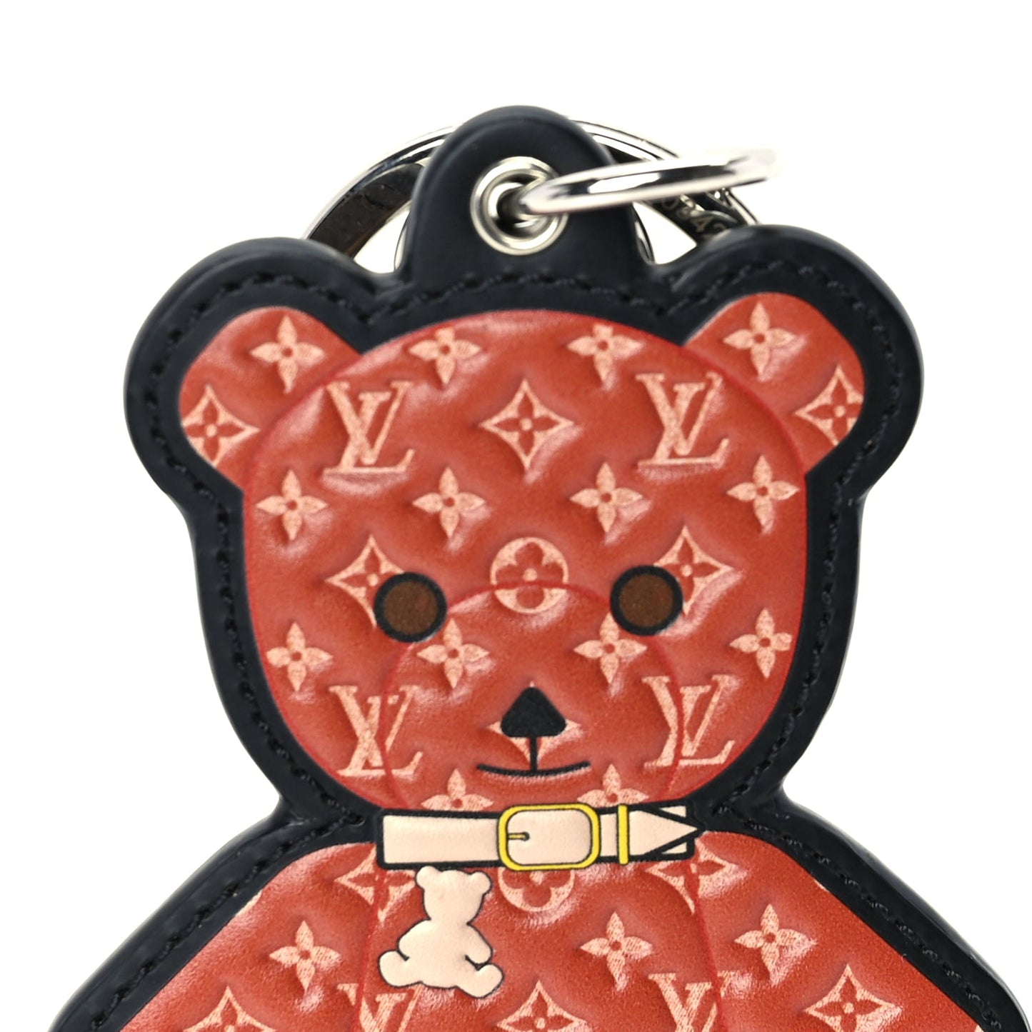 Louis Vuitton Monogram Teddy Bear Bag Charm Key Holder  Brown