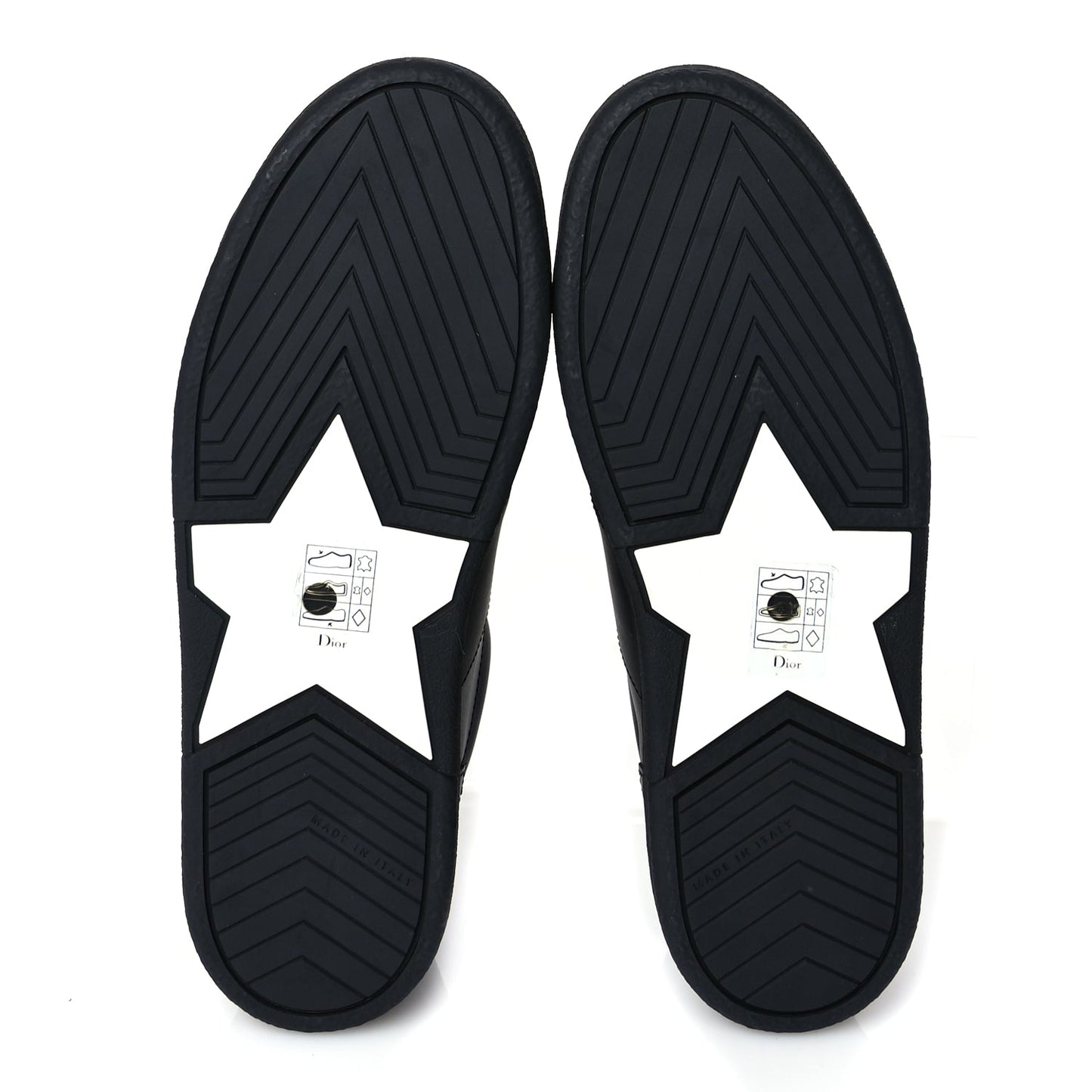 Christian Dior Calfskin Suede Logo Sneakers 36.5 Black