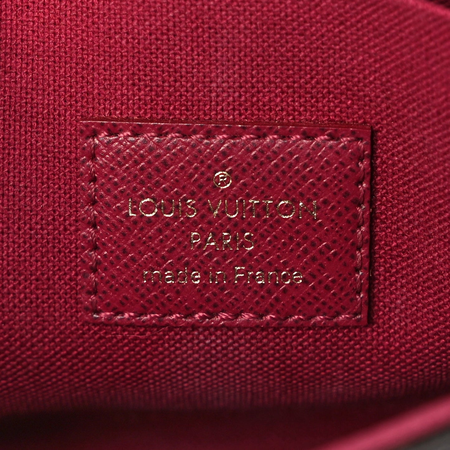 Louis Vuitton Monogram Pochette Felicie Chain Wallet  Fuchsia