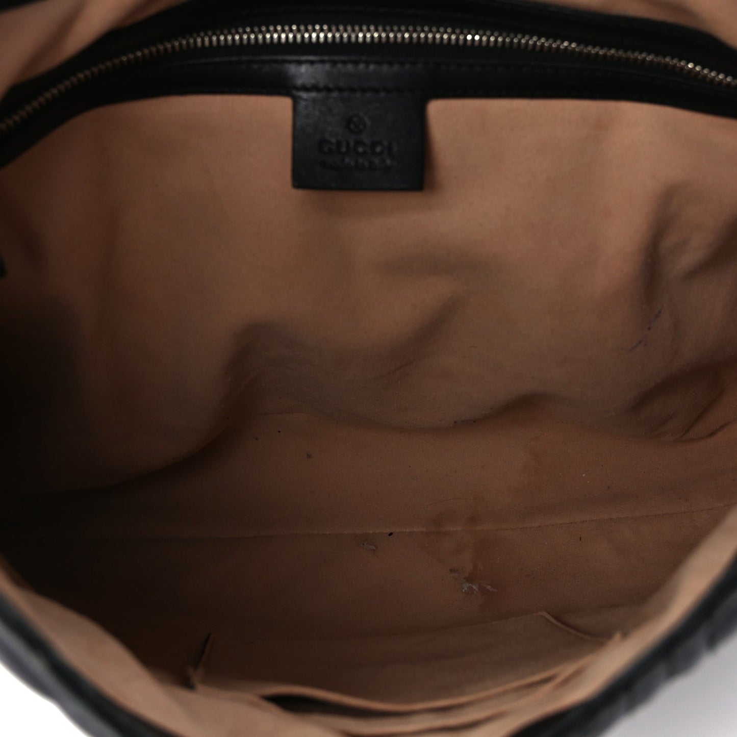 Gucci Calfskin Web Quilted Medium Dionysus Hobo Black