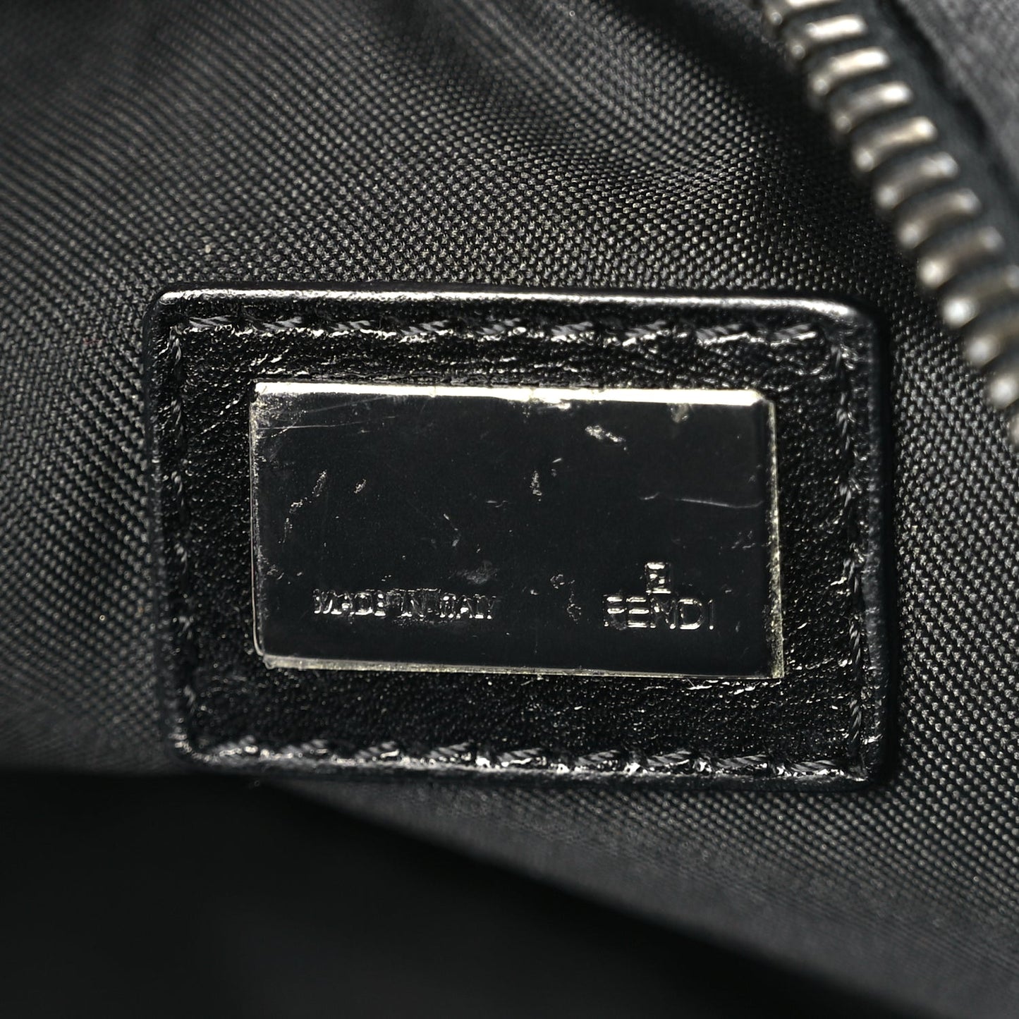 Fendi Zucchino Pochette Black