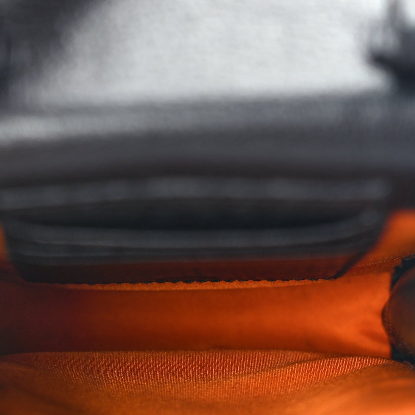 Gucci Econyl Nylon Monogram Off The Grid Crossbody Bag Carrot Orange Black