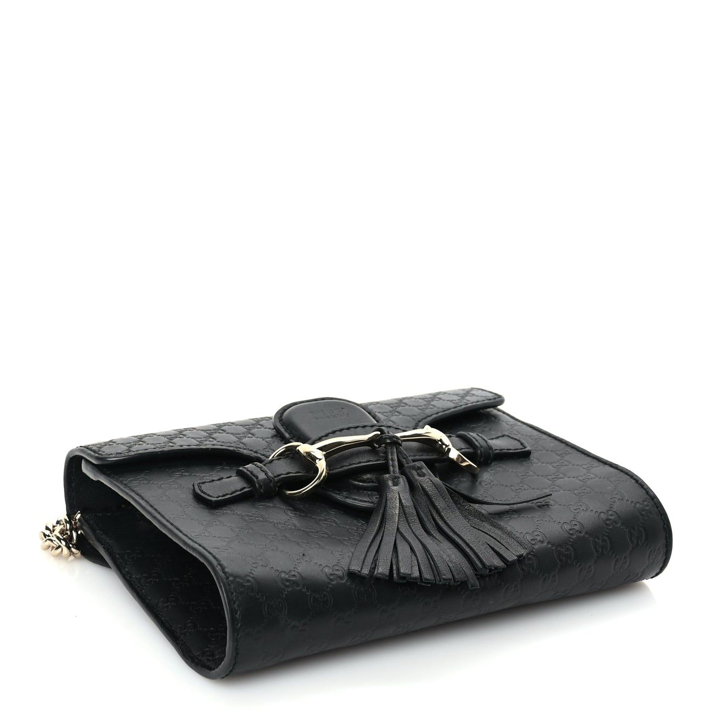 Gucci Microguccissima Mini Emily Shoulder Bag Black