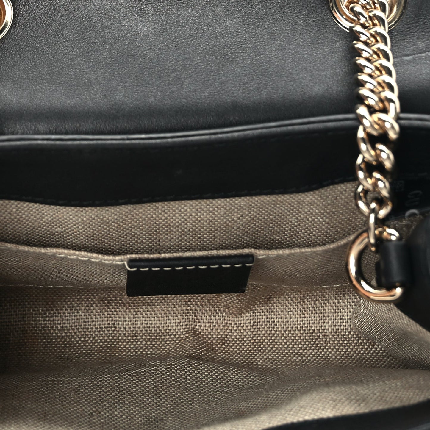 Gucci Microguccissima Mini Emily Shoulder Bag Black