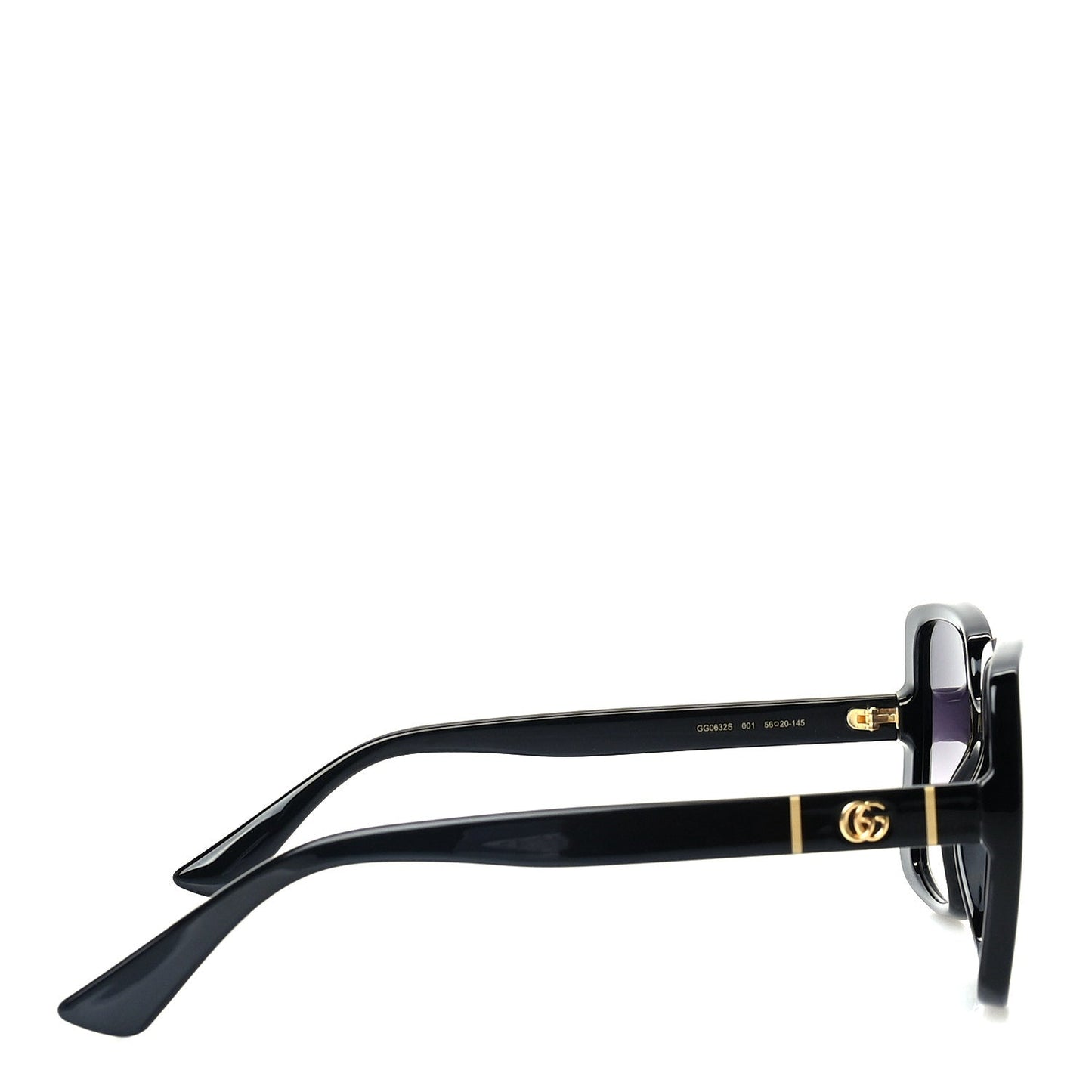 Gucci Acetate Square Sunglasses GG0637SK  Black