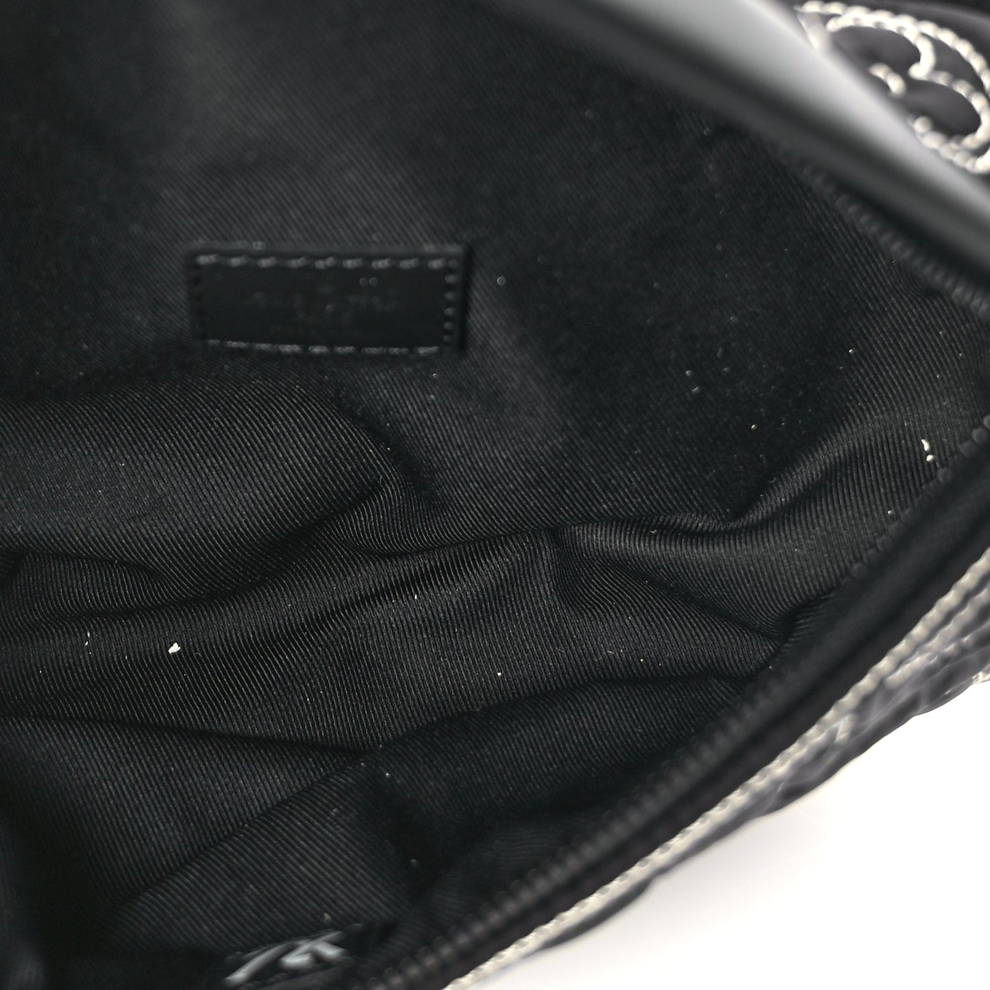 Louis Vuitton Nylon Snow Capsule Embroidered Monogram Bumbag  Black