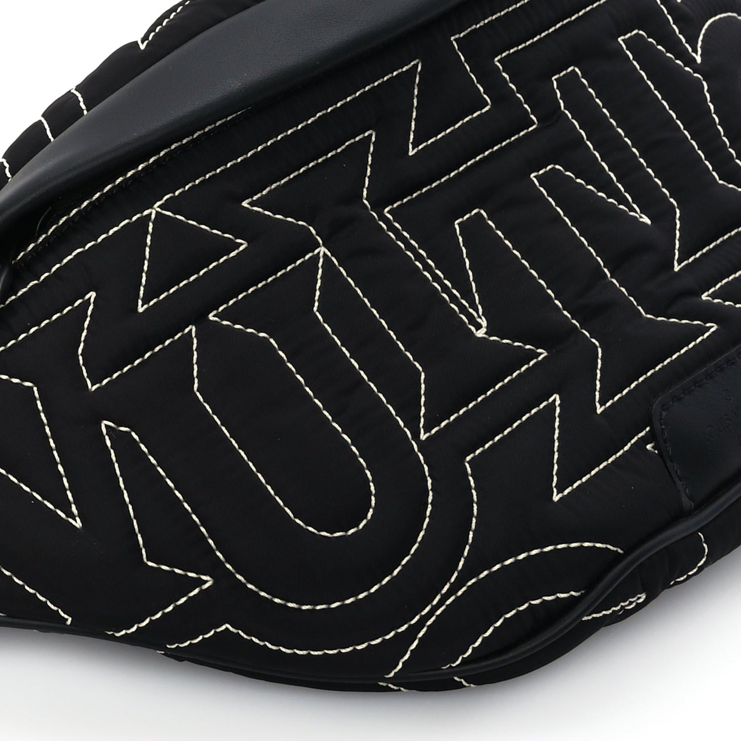 Louis Vuitton Nylon Snow Capsule Embroidered Monogram Bumbag  Black