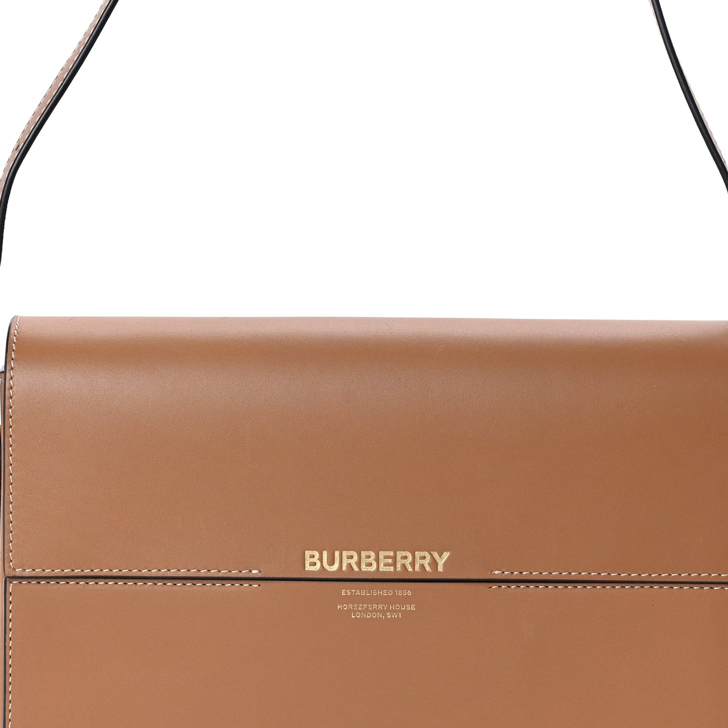 Burberry Calfskin Large Grace Bag Nutmeg