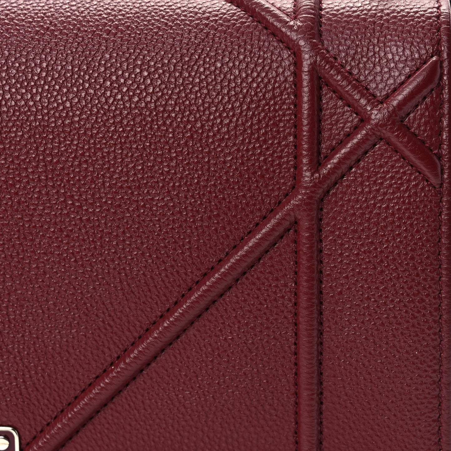 Christian Dior Grained Calfskin Medium Diorama Flap Bag