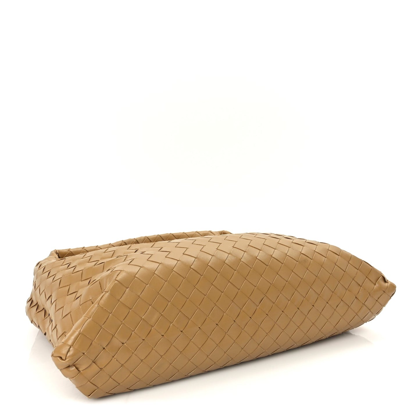 Bottega Veneta Calfskin Intrecciato Small Hop Dark Praline