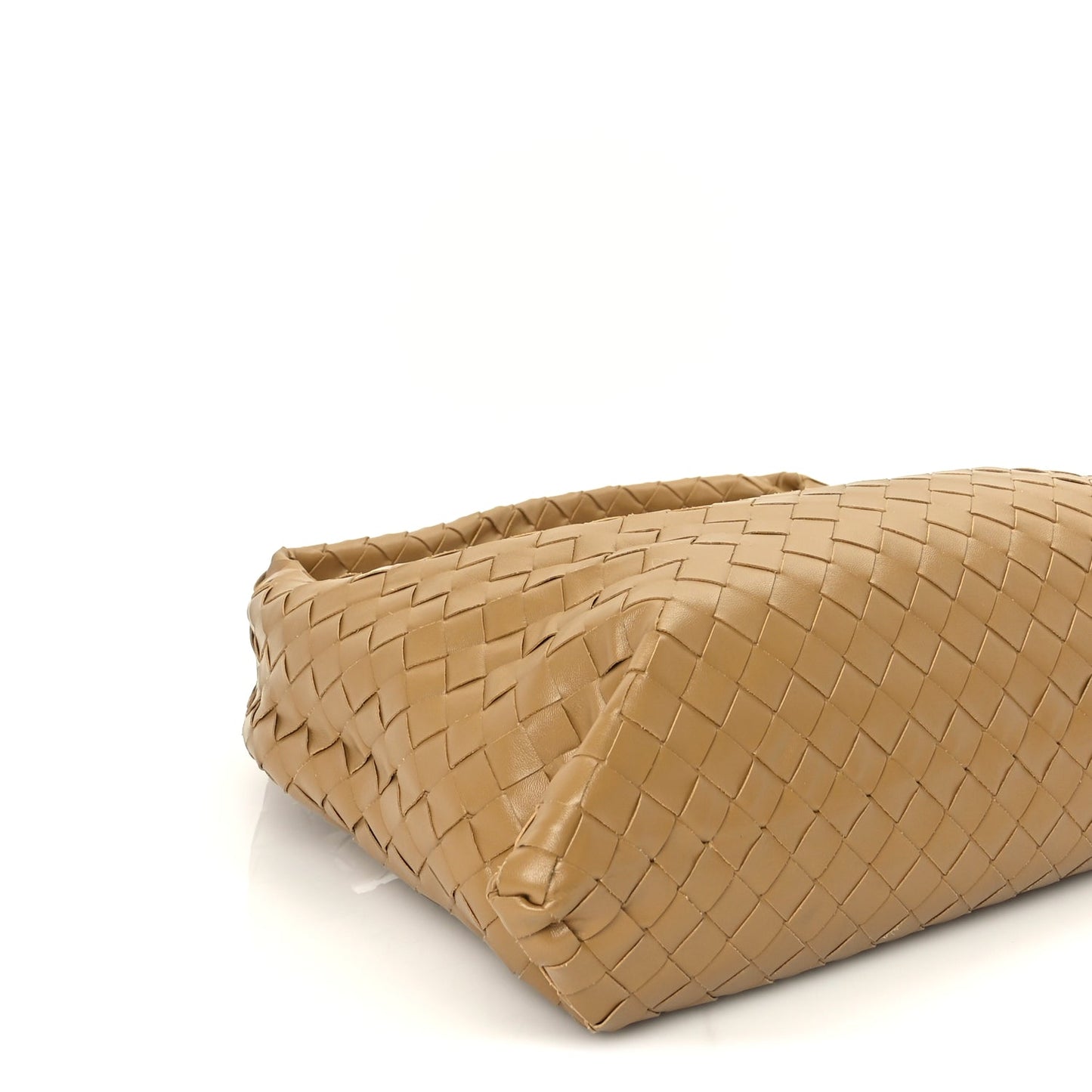 Bottega Veneta Calfskin Intrecciato Small Hop Dark Praline
