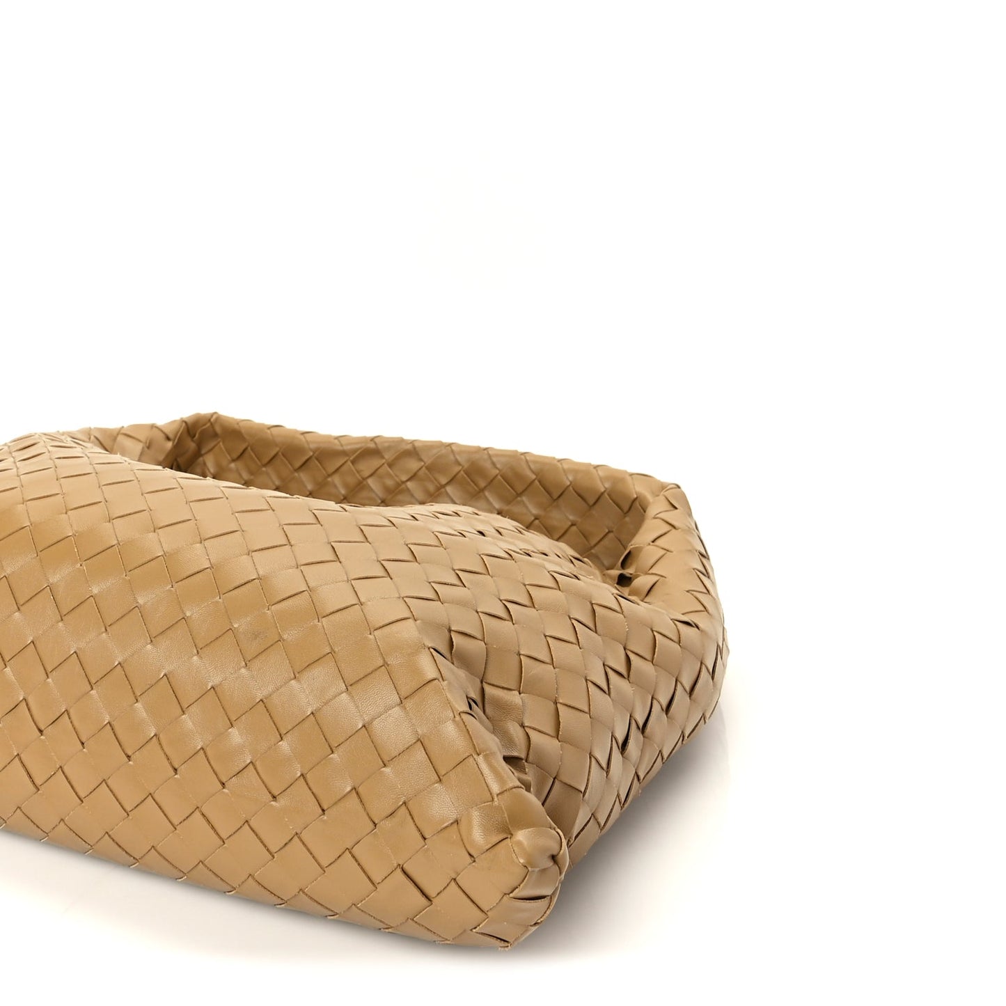 Bottega Veneta Calfskin Intrecciato Small Hop Dark Praline