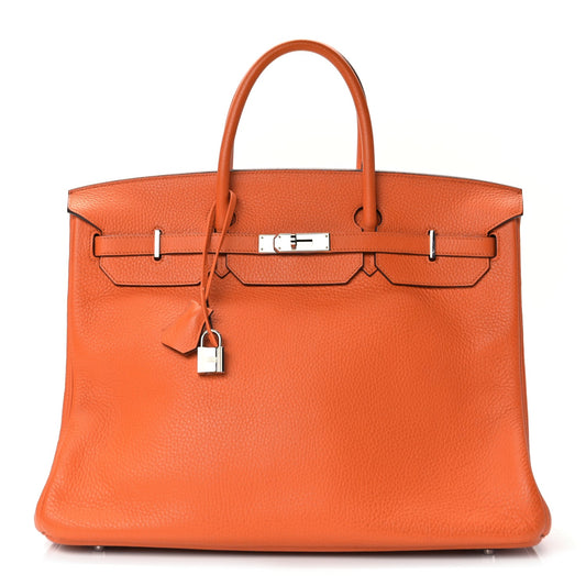 Hermes Togo Birkin 40 Orange