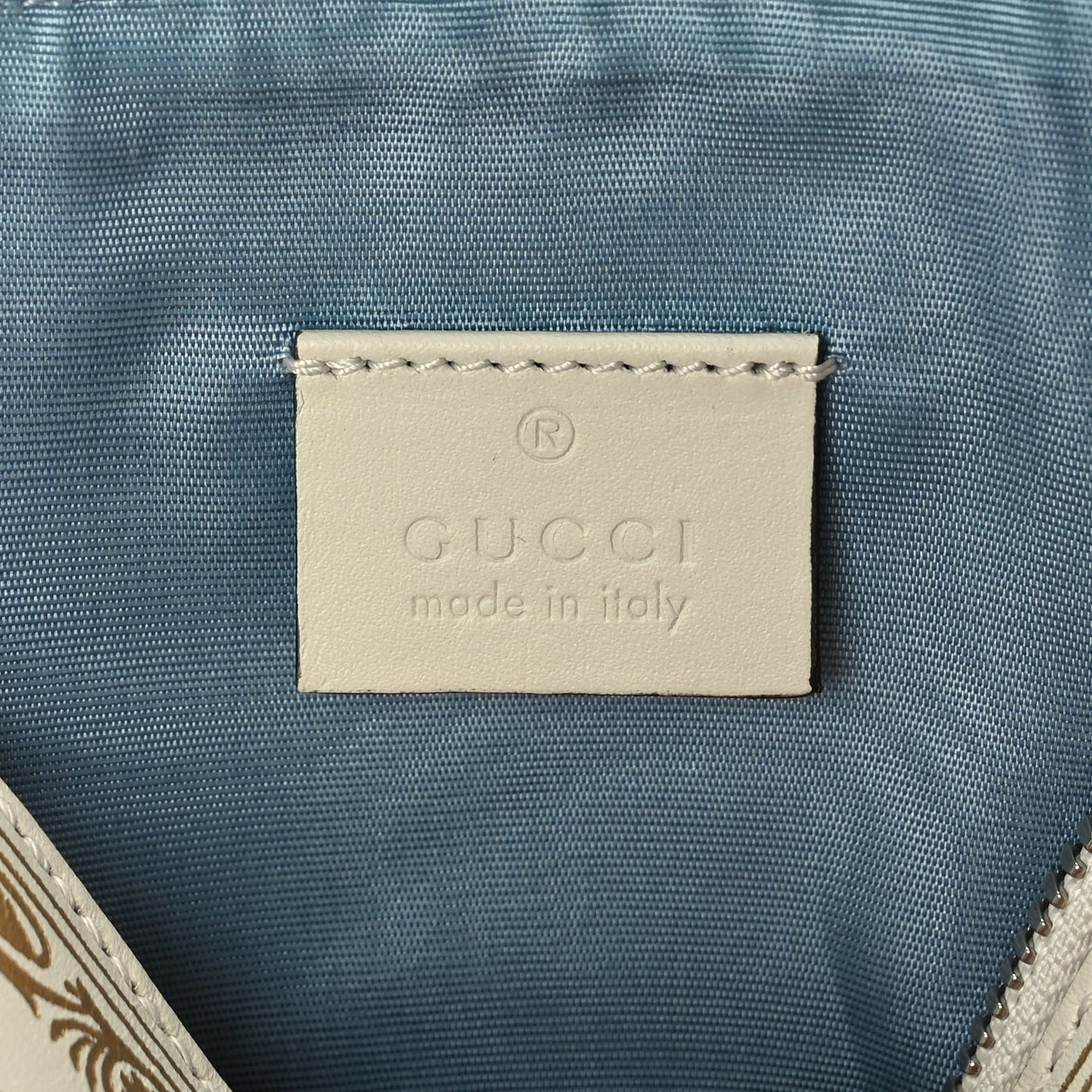 Gucci X SEGA Calfskin GUCCY Stars Mini Dome Shoulder Bag  Mystic White Gold