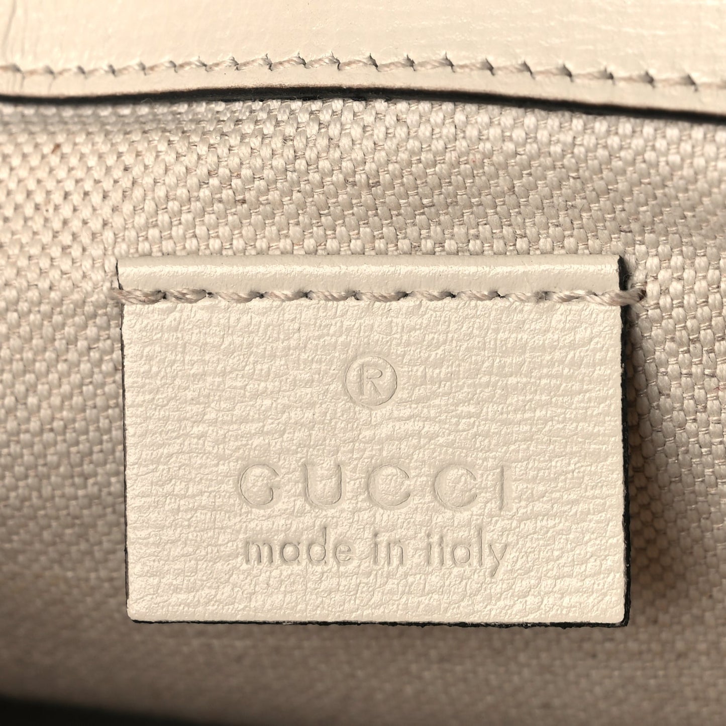 Gucci Azalea Calfskin Web Mini Horsebit 1955 Shoulder Bag Mystic White