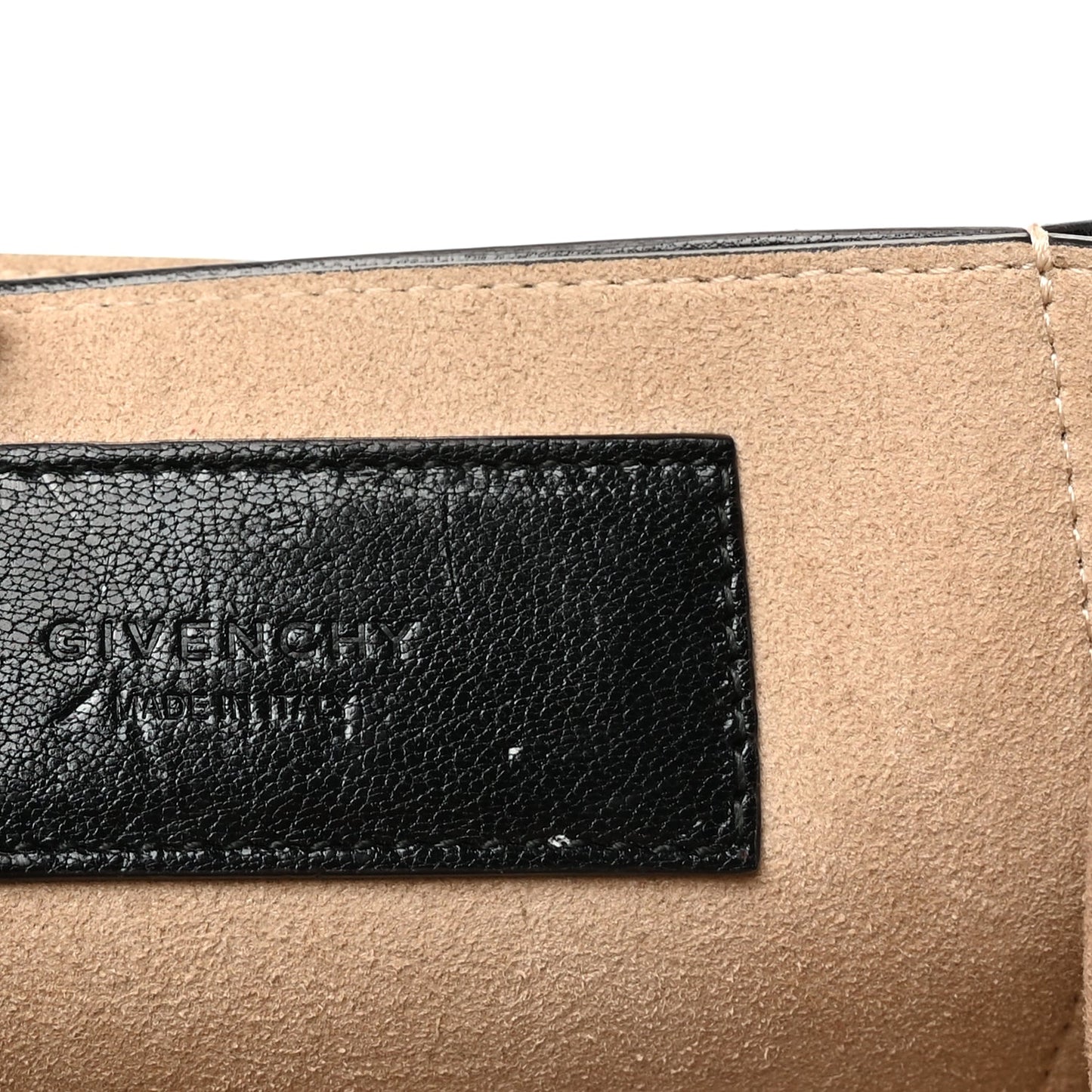 Givenchy Goatskin Quilted Small GV3 Shoulder Bag  Black